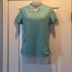 REI workout shirt.